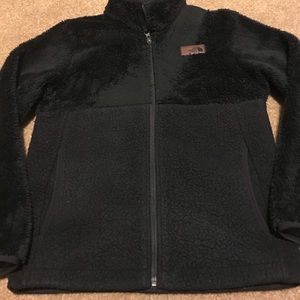 North Face Black Fleece/Fur Coat
